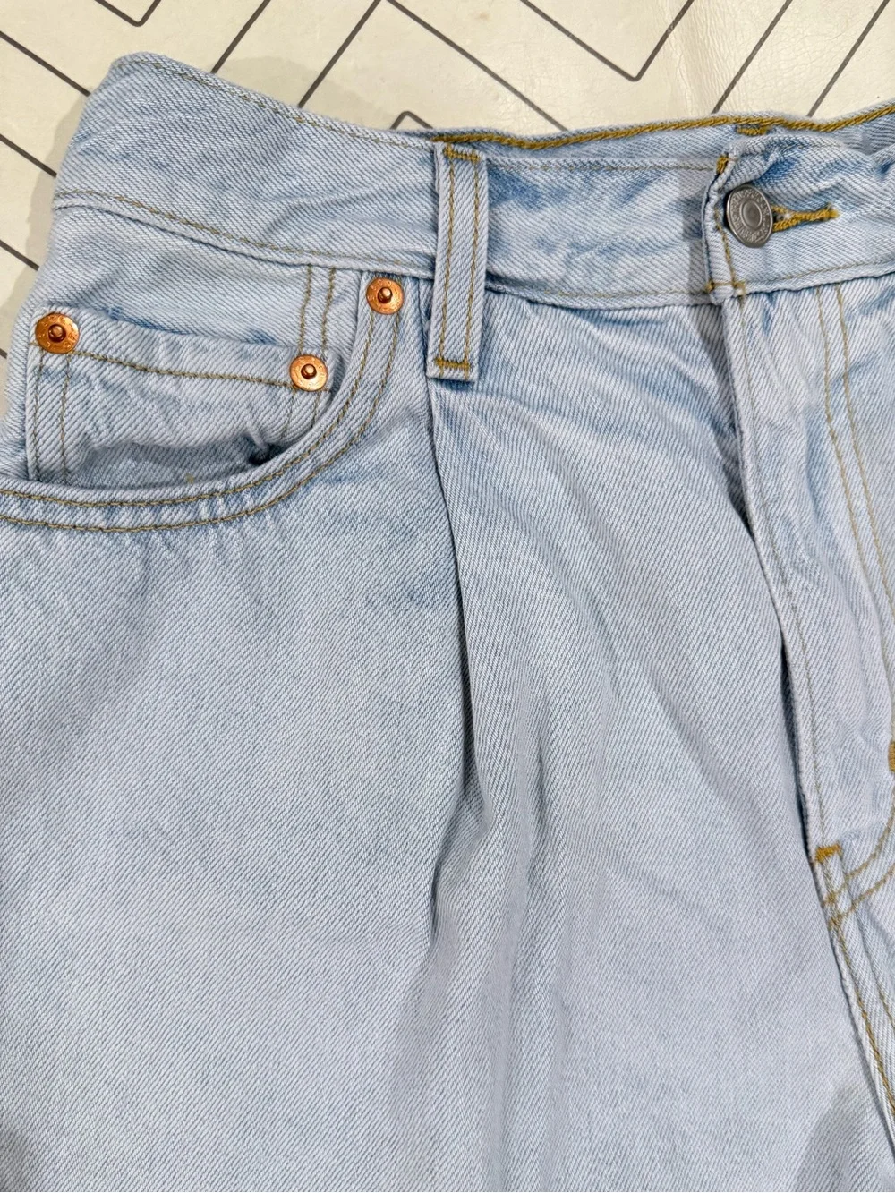 Levi's Denim Ribcage Shorts